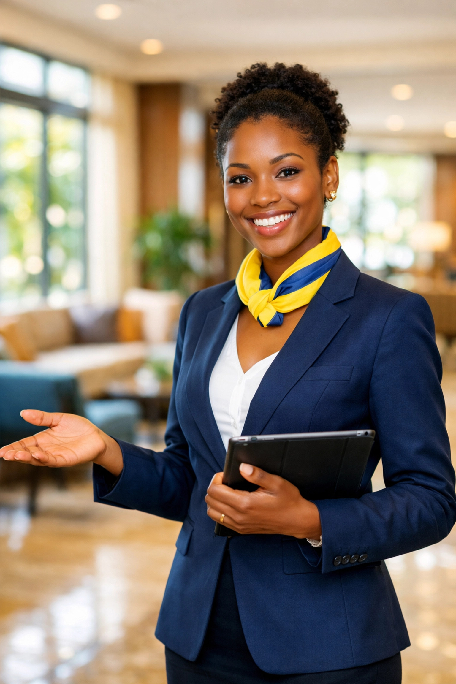 Student or professional in a tourism and hospitality environment
