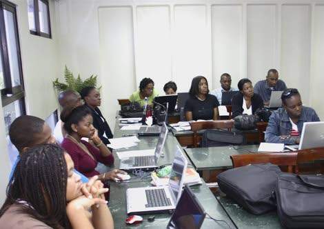 Students at the University of the Commonwealth Caribbean will soon be able to take tech classes via the OHUB@Jamaica knowledge building platform . Students at the University of the Commonwealth Caribbean will soon be able to take tech classes via the OHUB@Jamaica knowledge building platform .