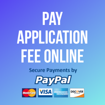 Pay Application Fee Online via PayPal Pay Application Fee Online via PayPal